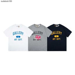 T-shirts de créateurs haut de gamme Gallry Deept pour la lettre classique à manches courtes à manches courtes T-shirt décontracté en vrac pour les hommes avec des étiquettes originales de 1: 1