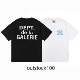 T-shirts de créateurs haut de gamme Gallry Deept pour la mode Classique Print Oversize Cotton Coton T-shirt à manches courtes pour hommes avec des étiquettes originales de 1: 1