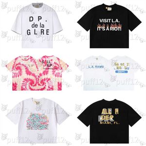Gallery Department T-shirt Designer Mode Homme Classique Alphabet Imprimer Lâche Luxe Vintage Chemises et Femmes Casual High Street T-shirt Sweatshirts
