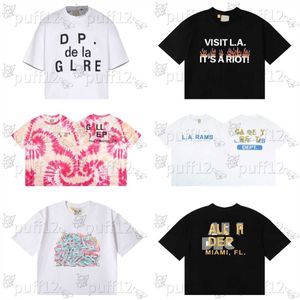 Departamento de galería Camiseta Diseñador Moda Hombre Clásico Alfabeto Estampado Suelto Lujo Camisas vintage y Mujer Casual High Street Camiseta Sudaderas