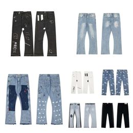 Galerij Depr Galerij Broek Zwarte Designer Jeans Gestapelde Heren Jeans Voor Heren Galerij Dep Galerij Baggy Jeans Engelse Gestapelde Jeans Sluiten Y2k Jeans Heren Winter01 936