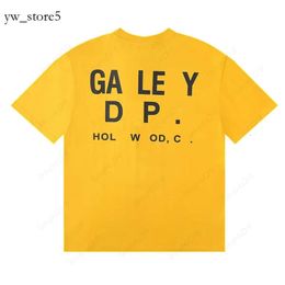 Gallery Depts Merk T-shirts Mannen Designer Wit T-shirt Lanvin Brief Casual Mode Losse Korte T-shirt Mannen Vrouwen Straatkleding Trend Gallery Depts Shirt 9815