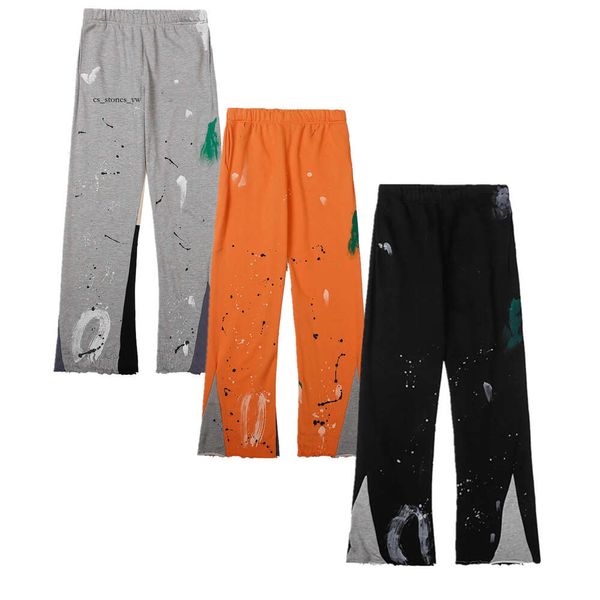 GaleryDept Pantalones Mens Designador Galarys Dept Pants Joggers Pantalones de chándal Graffiti Trailaje Tugger High Street Hip Hop GalleryDept 4620