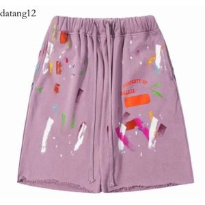 Galerie Shorts décontractés Sports Shorts Gallary Dept Shorts Designer Colorful Ink-Jet Pressé à la main French Classic Imprimé Shorts Dept 1447