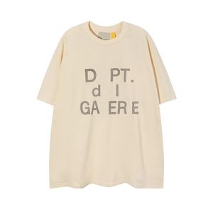 Galerie tshepthirt t-shirt Designer tshirt galerie galerie d'équipage couche à manches courtes en coton décontracté fleur de fleur d'été
