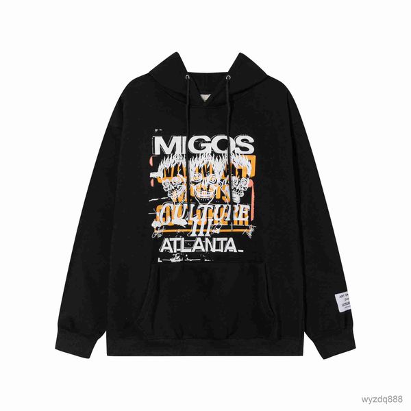 GALLERYS Dept Hoodies Sweatshirts Mens Femmes Femmes Trendy Brand Depts Designer Sweat à sweat The Basic Cotton Long Manches Graffiti Top 3GZL XE2K