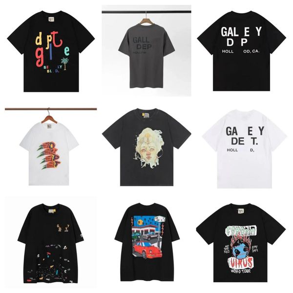 Galleryse-Depts Tees Mujer Camisetas para hombre Diseñador Galleryes-Depts Camisetas Algodón Tops Hombre S Camisa casual Ropa de lujo Pantalones cortos de calle Ropa de manga Tamaño S-XL