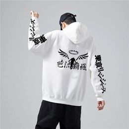 Gambar Valhalla Tokyo Revengers Hoodies Anime Cosplay Pullover Sweatshirts Casual Graphic Gedrukte hoodie Cozy Tops 220402