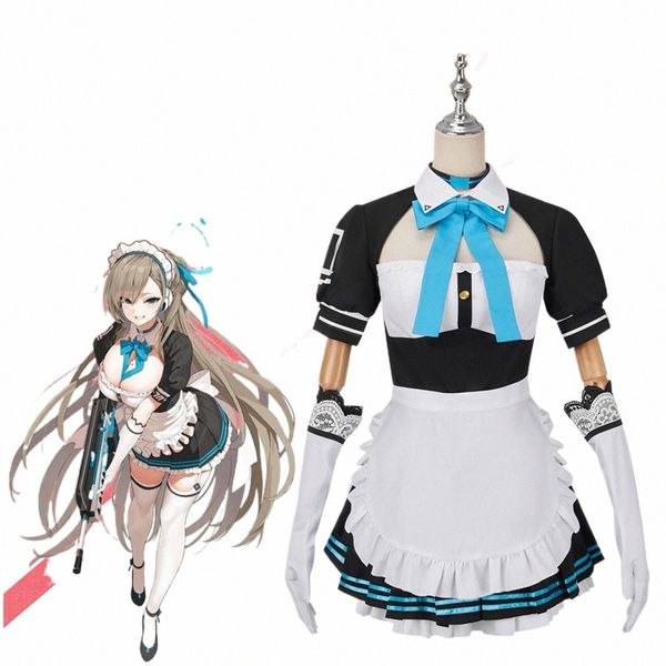 Jeu Blue Archive Itinose Asena Maid Cosplay Costume Apr Uniforme Costume Halen Party Role Play Outfit Femmes Dr M2cY #