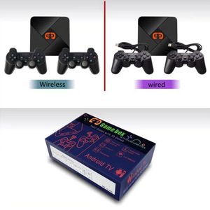 Game box 5600 Nostalgic host 2.4G Wireless Console 4K Android TV Retro Player Classic Support HDout For PS1 N64 PSP Games