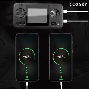 Game Console Funcional Power Bank Station 8000mah Buil-in 416 Mini handheld speler Data Frog draagbare retro gaming spelers