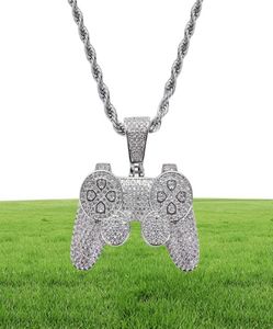 Game Console Hangers Iced Out Out Chain Bling Cz Gold Silver Color Men039S Hip Hop Rock Necklace Jewelry Kids Boy 7186700