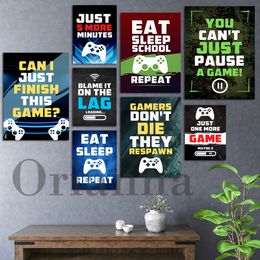 Game Controller Art Poster Print Wall Art Game Machine Canvas Schilderij Muur Foto Thuis Jongens Slaapkamer Gaming Woonkamer Decor Gift Geen Frame Wo6