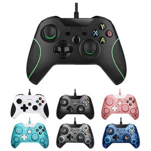 Gamecontroller voor XBOX ONE (N1), bedrade controllers met dubbele vibratie voor XboxOne/PS3/PC