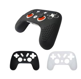 Game Controller Beschermende Cover Sleeve Case Zachte Siliconen Huid voor Google Stadia Premiere Edition Gamepad Zwart Wit