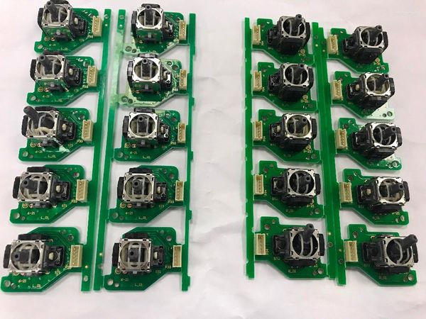 Controladores de juego 10PCS Reemplazo Joystick analógico 3D derecho izquierdo con placa PCB para Wii / U GamePad Controller Wiiu