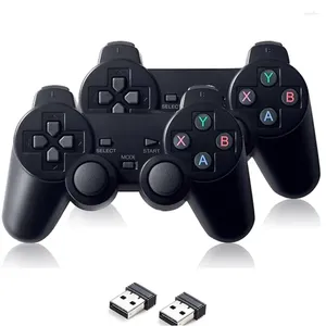 Game Controllers 1Pc Draadloze Gamepad Controller Voor Steam Pc Ps3 Tv Box Android Joystick Console X Pro Video zonder Batterij