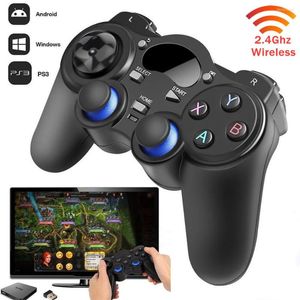 Contrôleurs de jeu 2.4G Controller Game-pad Android Joystick sans fil Joypad Fit pour PS3 / Smart Phone Gamepad Computer Tablet PC Smart TV