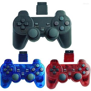 Controladores de juego Controlador inalámbrico 2.4G para PS2 Gamepad Joystick PC