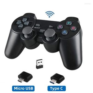 Contrôleurs de jeu 2.4G Contrôleur sans fil pour Super Console X-Pro GamePad USB PSP / PC Android Phone TV Box Tablet Joystick