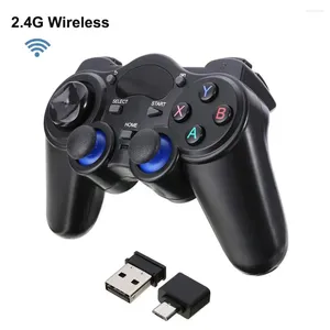 Gamecontrollers 2,4 Ghz Draadloze gamepad voor PS3 / PC TV Box / Android-telefooncontroller Joystick Tablet Smart