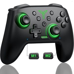 Gamecontrollers 2023 Kontroler Bezprzewodowy Do Konsoli Switch OLED Pro Gamepad Z 600Mah Akumulator Programowalny Funkcja Turbo