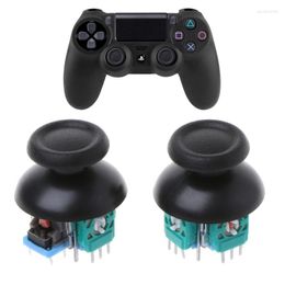 Game Controllers 3D Joystick Axis Analog Sensor Module Vervanging voor 4 Slim Pro Controller Thumb Rocker