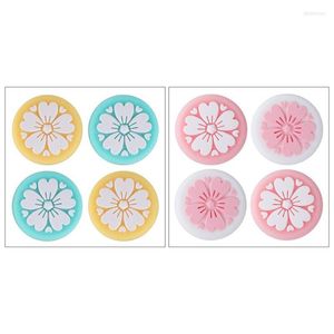 Contrôleurs de jeu 4PCS Fleurs de cerisier Joystick Couverture Pouce Silicone pour Switch Lite Poignée