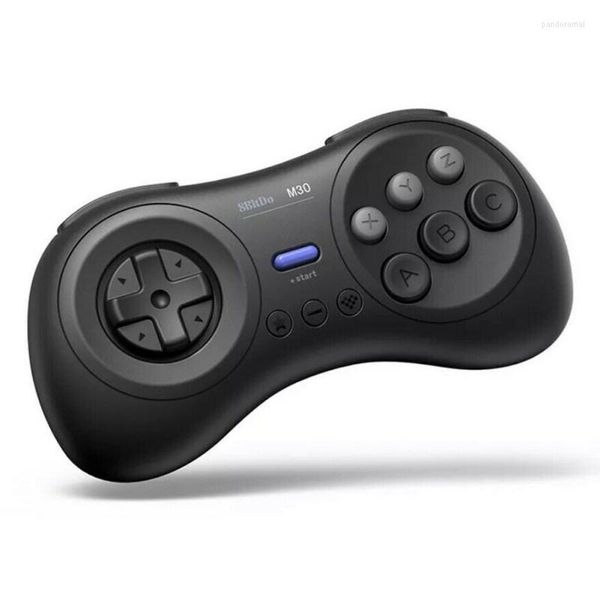 Contrôleurs de jeu 8Bitdo M30 Manette de jeu sans fil Mini USB Bluetooth Contrôleur Joystick avec câble de type C pour Switch Steam MacOS Android Windows