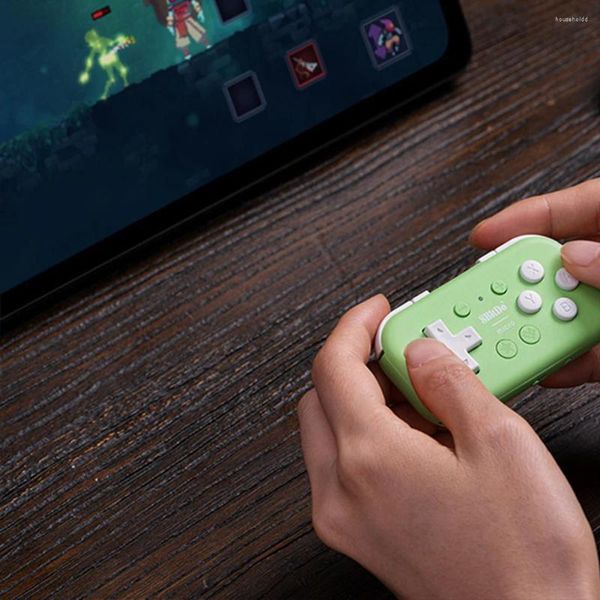 Contrôleurs de jeu 8Bitdo Micro GamePad Console portable compatible Bluetooth conçue pour les jeux 2D sans fil Mac OS/Android/PC