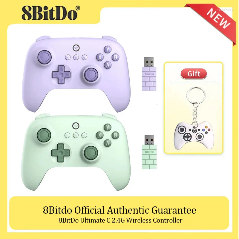 Gamecontroller 8BitDo Ultimate C Wireless 2,4G Controller für PC Windows 10 11 Steam Deck Raspberry Pi Android (KEIN Ladedock)