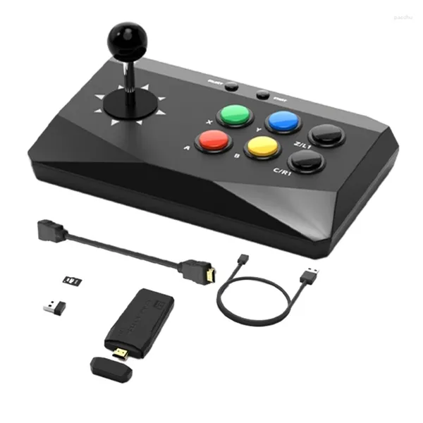 Contrôleurs de jeu Arcade Fight Stick Joystick pour TV PC Console vidéo Contrôleur de manette Clavier mécanique