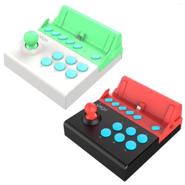 Controladores de juegos Arcade Fighting Gamepad Joystick Screen USB Handheld Controller Fight Stick para Switch Android