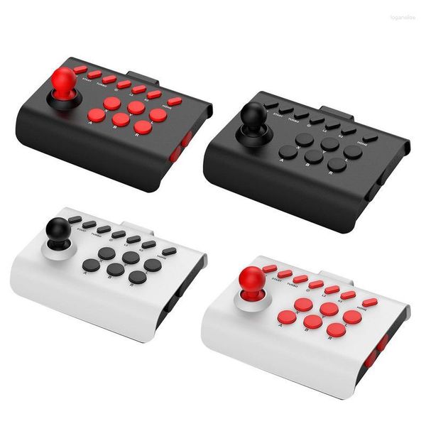 Controladores de juego Arcade Fighting Stick Joystick Diseño ergonómico Base de goma antideslizante Se puede jugar en una variedad de plataformas diferentes