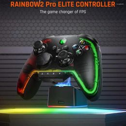 Contrôleurs de jeu BIGBIGWON Rainbow2 Pro Elite Gaming Controller BT Wireless Connect Manette de jeu pour PC Switch / ANDROID / IOS Mobile Phone