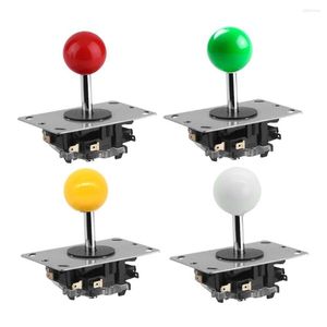 Contrôleurs de jeu Joystick d'arcade classique kit de bricolage encodeur USB boule rouge bâton de combat pièces de rechange armoire à bouton-poussoir