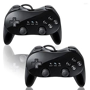 Contrôleurs de jeu Console de contrôleur classique Joypad pour Wii deuxième génération filaire télécommande de jeu