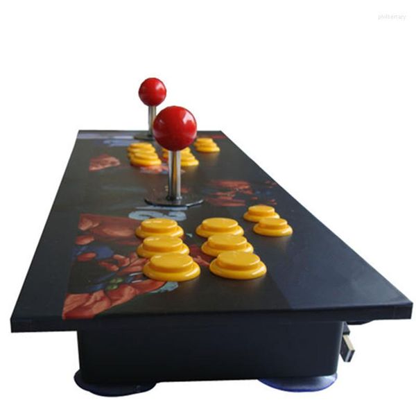 Contrôleurs de jeu Double 2 Duel Arcade King Fighters Joystick Ordinateur USB Couleur Images Street Fighting PC Contrôleur de manette Joypad