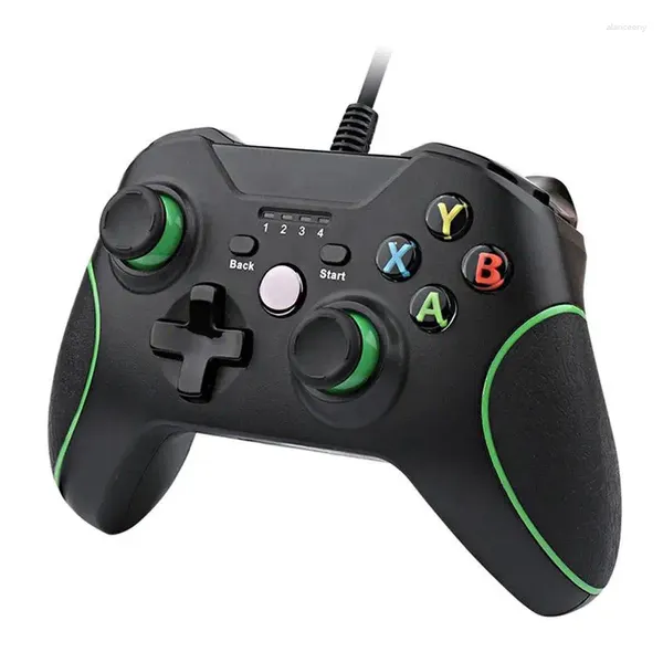 Contrôleurs de jeu Drop USB Wired GamePad pour contrôleur Xbox One Double moteur Contrôle des vibrations PC / ordinateur portable Windows 7/8/10