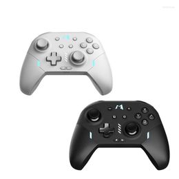 Game Controllers Est Mobapad Huben Mechanical Elite M9 Gamepad voor Switch PC Steam Controller HD Vibration Lineaire Trigger Key Alps Joystick