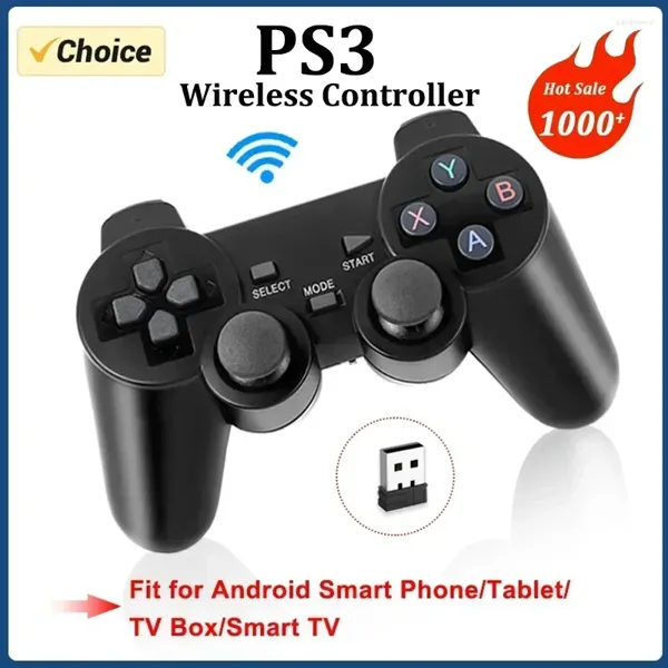 Contrôleurs de jeu pour le contrôleur Sony PS3 Prise en charge de Bluetooth Wireless GamePad Play Station 3 Joystick Console Controle PC