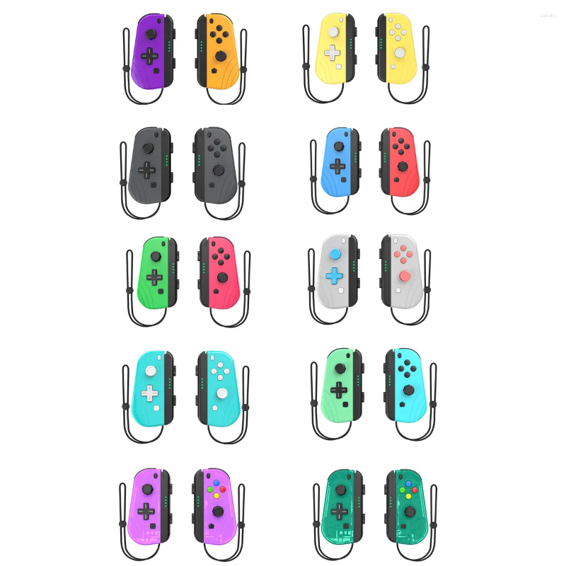 Game Controllers For Switch Joy Con Wireless Console Ns Left And Right Bluetooth Chicken Eating Handle With Slide Bracket Wake-up
