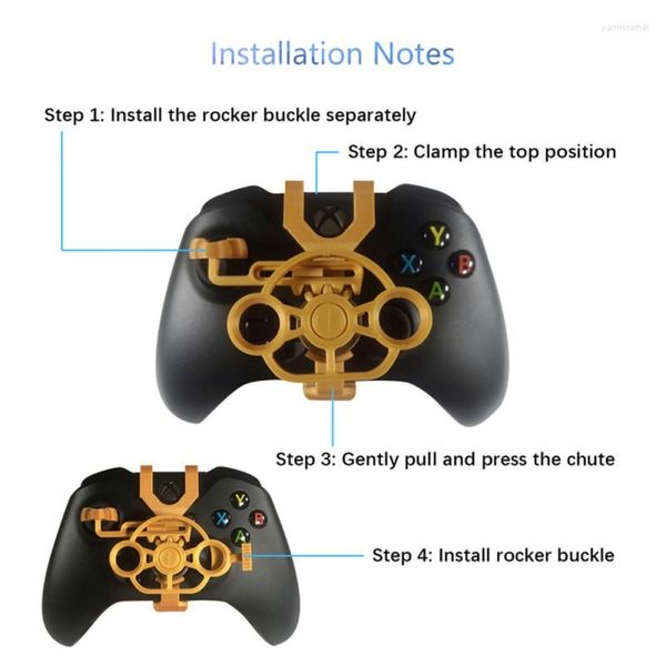 Contrôleurs de jeu pour Xbox One Gaming Racing Wheel Mini direction imprimée en 3D ajouter un contrôleur X / S Elite