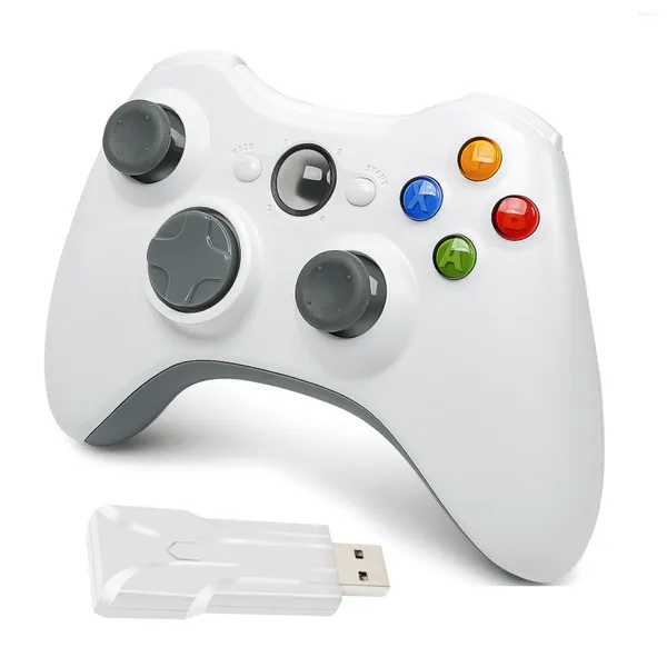 Contrôleurs de jeu Manette de jeu pour Xbox 360 Joystick de vibration sans fil Microsoft PC Console compatible avec le contrôleur Windows 7 8 10