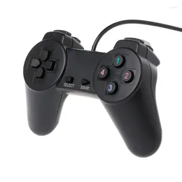 Contrôleurs de jeu Manette de jeu simple contrôleur filaire ordinateur PC/PS1/contrôle de jeu classique pour tablette PC