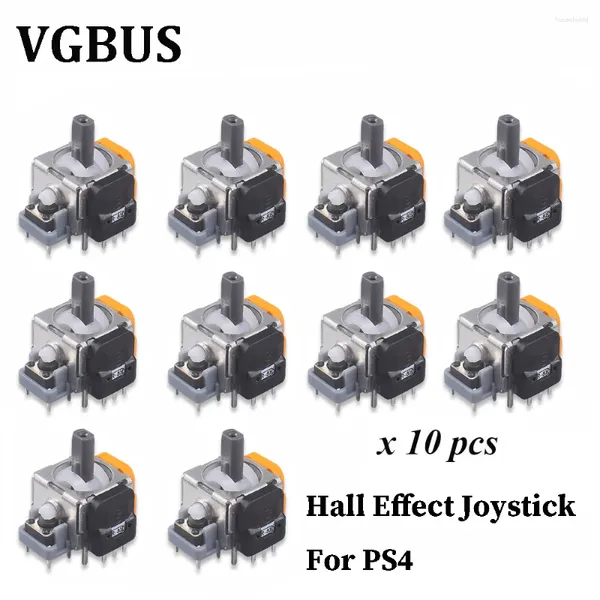 Controladores de juego Reemplazo de joystick de efecto Hall para Ps4 Ps5 Switch Pro Xbox Controller Dualsense 4 Piezas de sensor analógico Accesorios de reparación