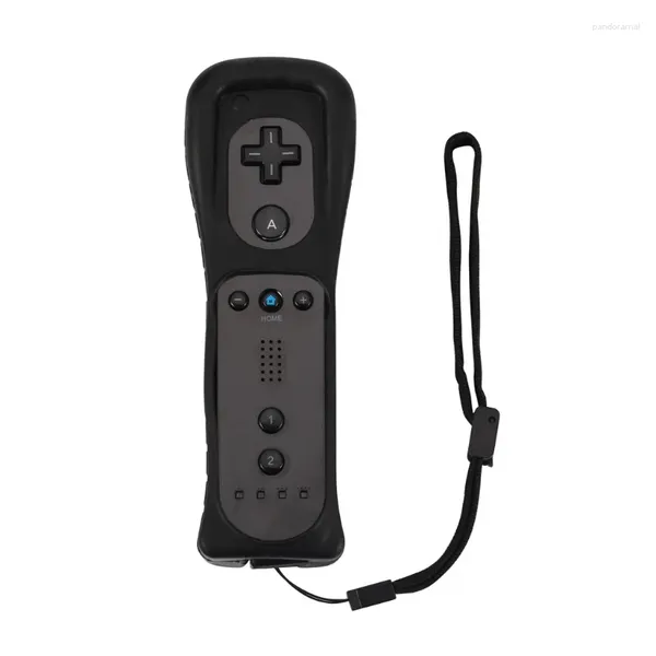 Controladores de juegos IOIO Controlador remoto inalámbrico para Nunchuk Wii GamePad sin accesorios de movimiento con estuche de silicona