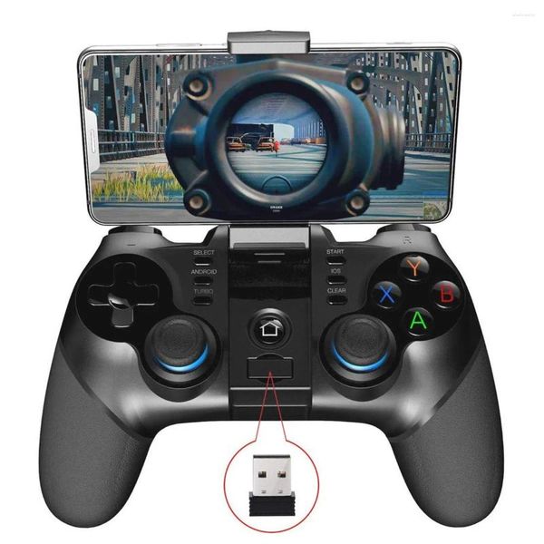 Contrôleurs de jeu Ipega PG-9156 Bluetooth 2.4G Manette de jeu sans fil pour Playstation 4 PS4 IOS MFI Jeux Android PS3 PC Win 11