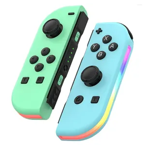 Contrôleurs de jeu Joypad Controller (L / R) pour Switch Wireless Remplacement SwitchController Double vibration / lumière RVB