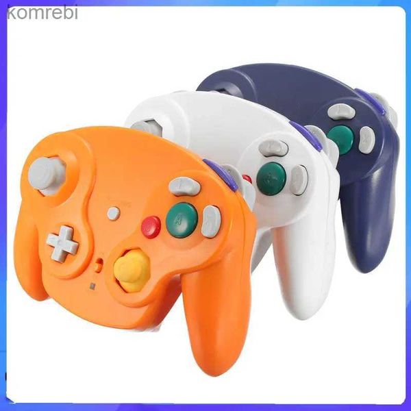 Contrôleurs de jeu Joysticks 1 contrôleur Gamecube sans fil 2.4G manette de jeu classique sans fil avec adaptateur récepteur manette de jeu filaire pour jeux de Console NGC L24312